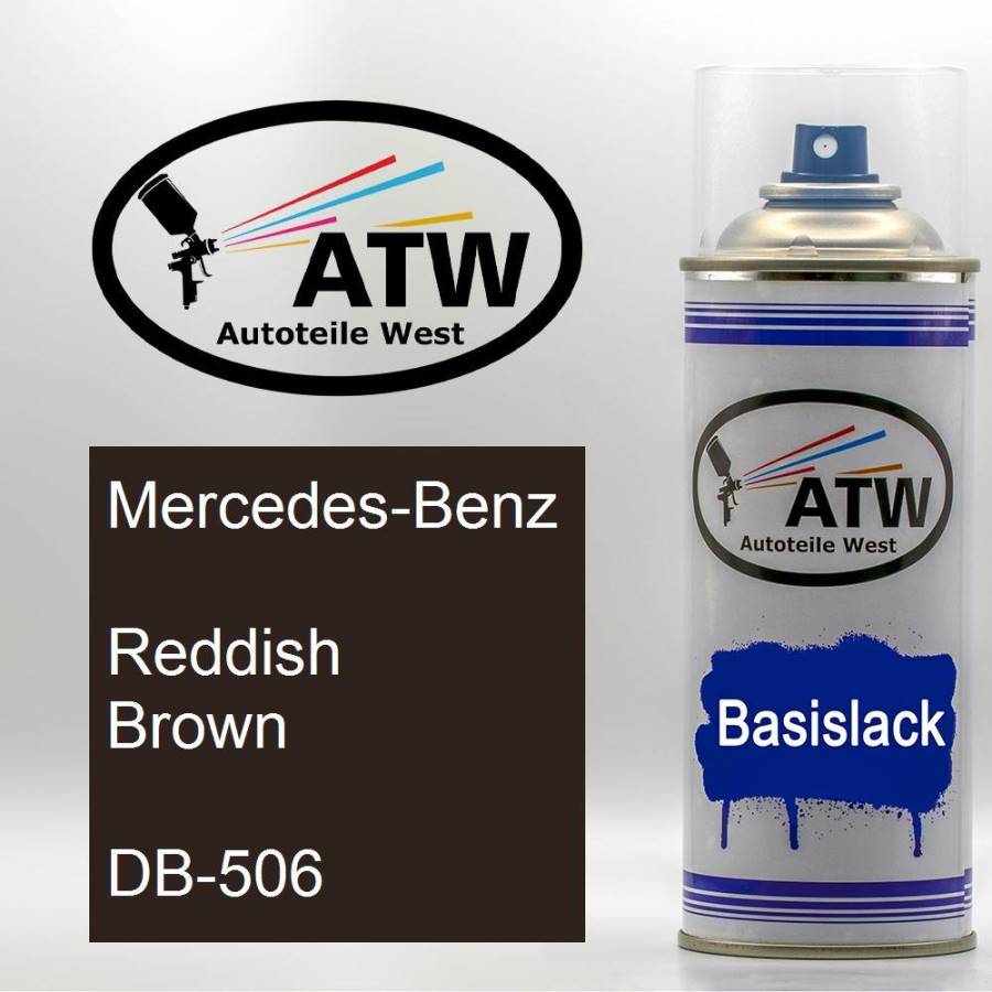 Mercedes-Benz, Reddish Brown, DB-506: 400ml Sprühdose, von ATW Autoteile West.